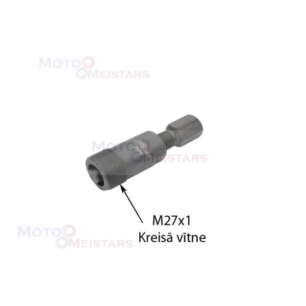 Rotora - magnēta novilcējs motocikliem, motorolleriem, kvadracikliem M27x1 kreisā vītne