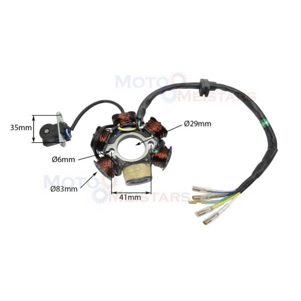 Stators aizdedze 125 cm3 4-taktu motoriem 154FMI