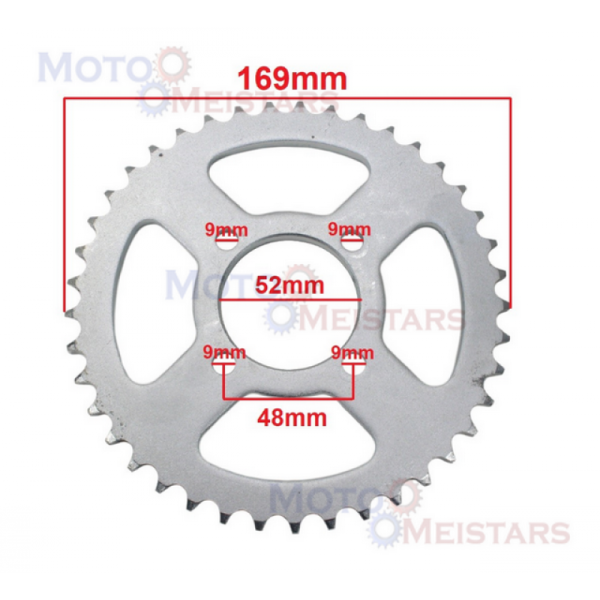 Aizmugures zobrats ATV110-125 cm3 43x428H