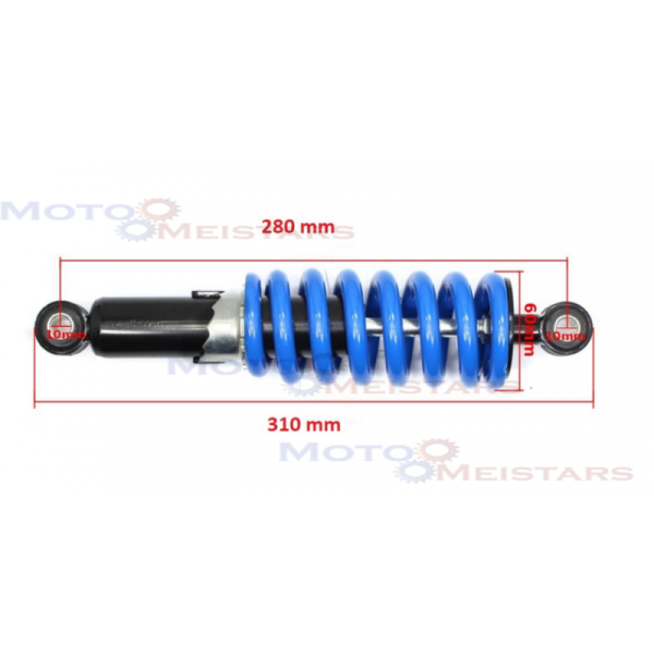 Aizmugures amortizators 125 cm3 krosa motocikliem