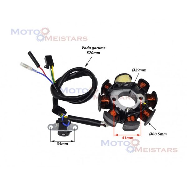 Stators -aizdedze SHINERAY ATV200 ST-9  kvadracikliem