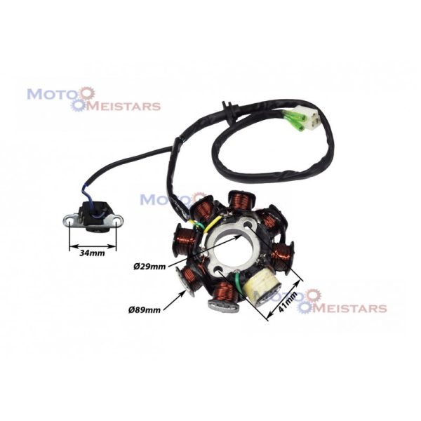 Stators aizdedze 125 cm3 4-taktu motorolleriem, GY6